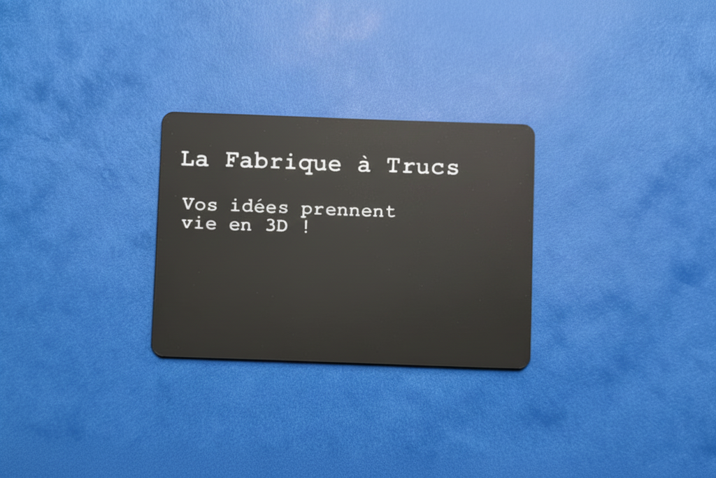 Carte Essentiel - Carte de Visite Connectée NFC - Impression 3D Sur-Mesure