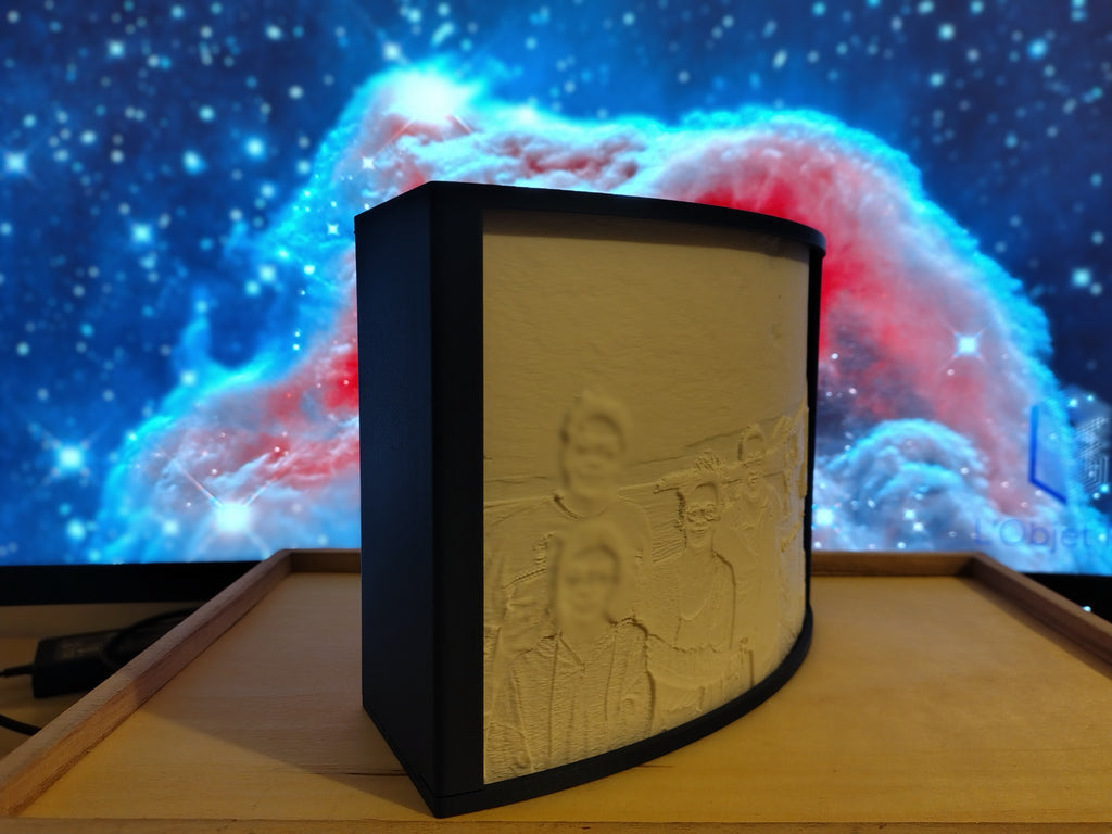 La Lampe Lithophanie Panoramique (Modèle Paysage) 🖼️✨