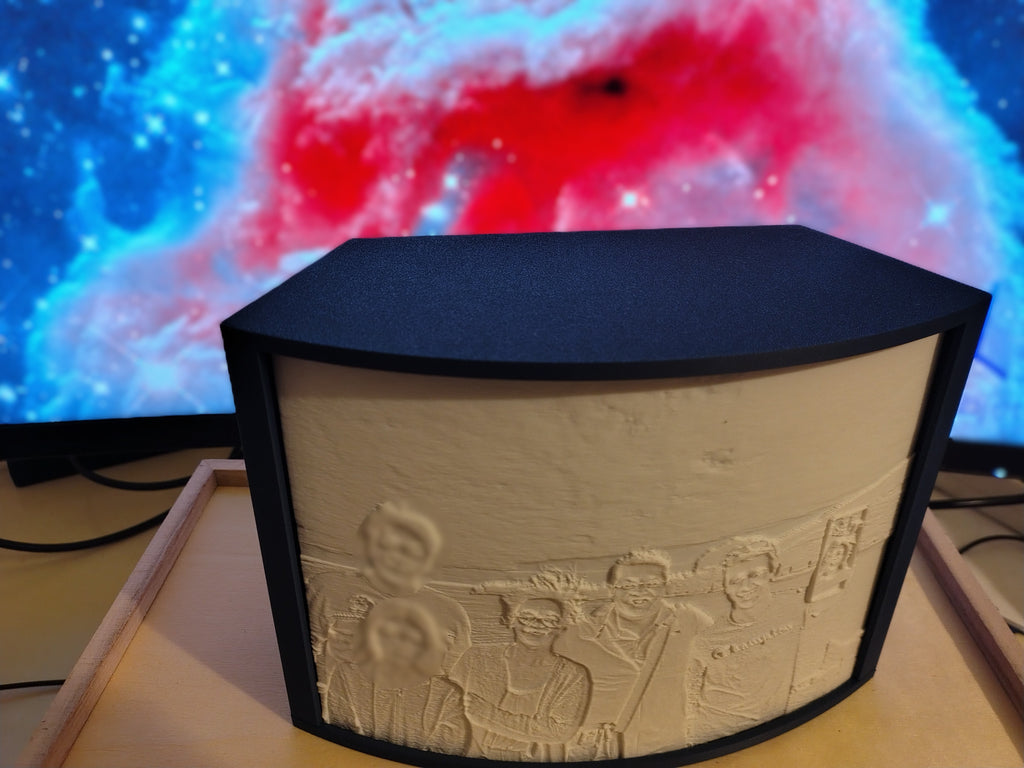 La Lampe Lithophanie Panoramique (Modèle Paysage) 🖼️✨