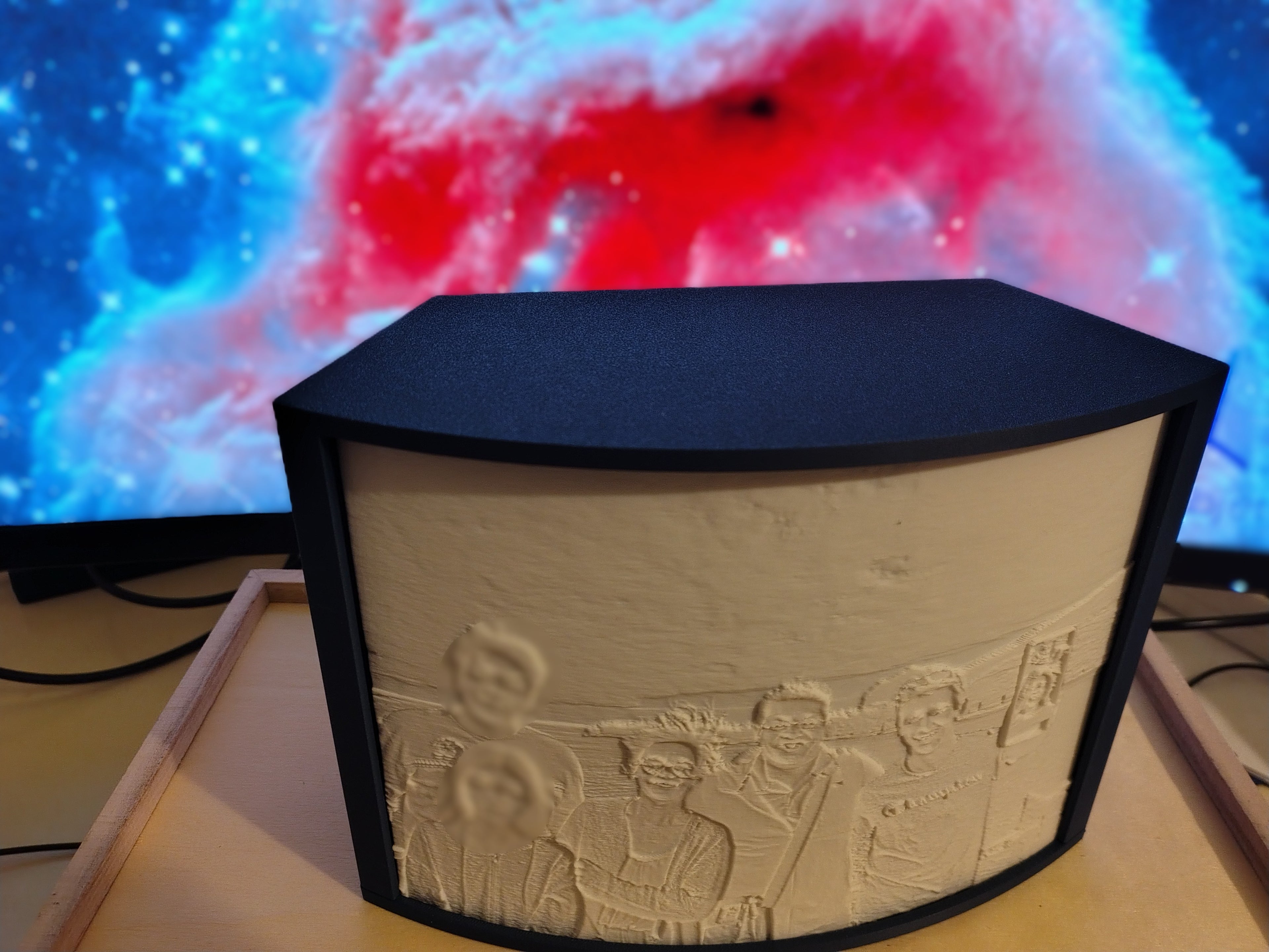 La Lampe Lithophanie Panoramique (Modèle Paysage) 🖼️✨