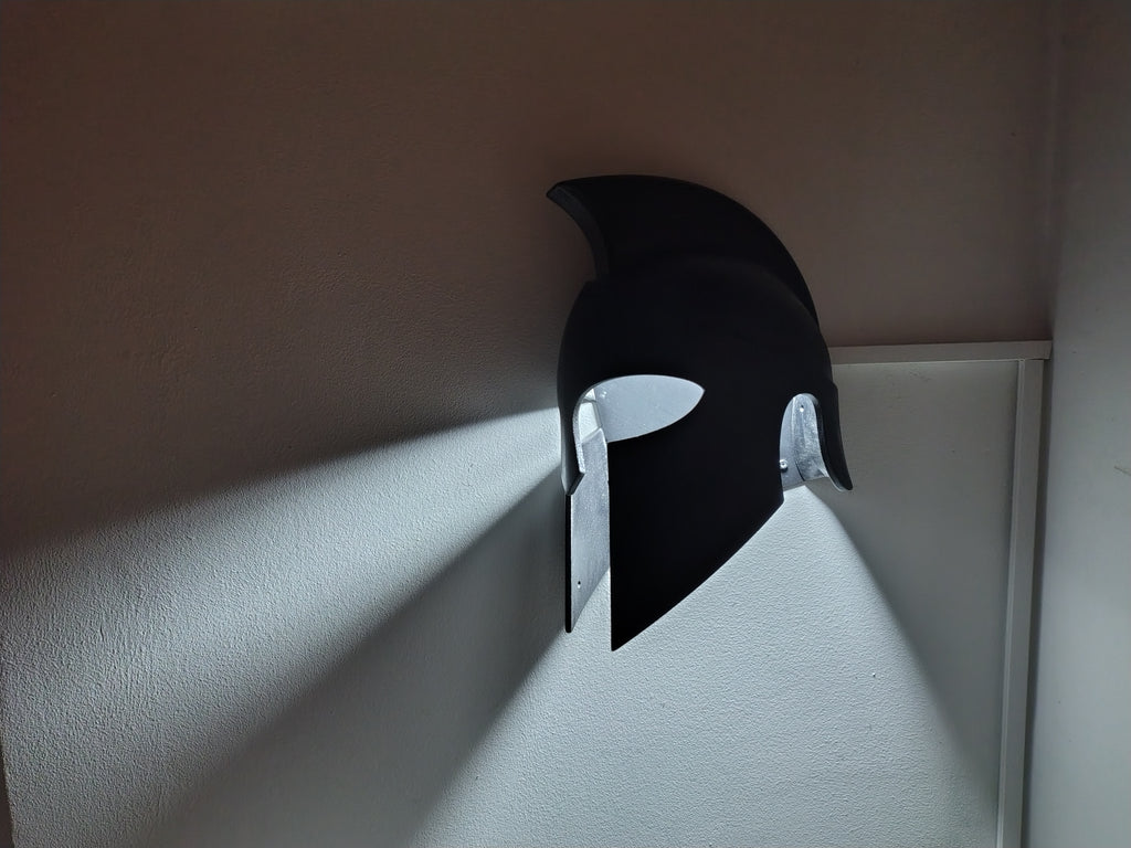 Lampe et Applique Murale Casque Spartiate - Veilleuse & Décoration 3D
