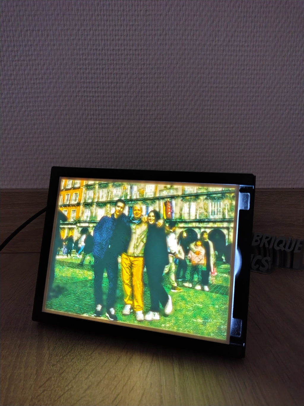 Cadre Photo 3D Lumineux – Vos Souvenirs en Relief (Lithophanie Personnalisée)