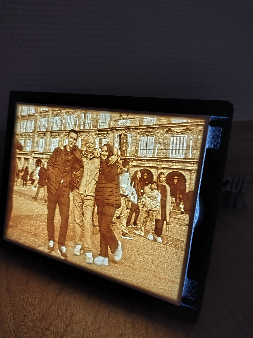Cadre Photo 3D Lumineux – Vos Souvenirs en Relief (Lithophanie Personnalisée)