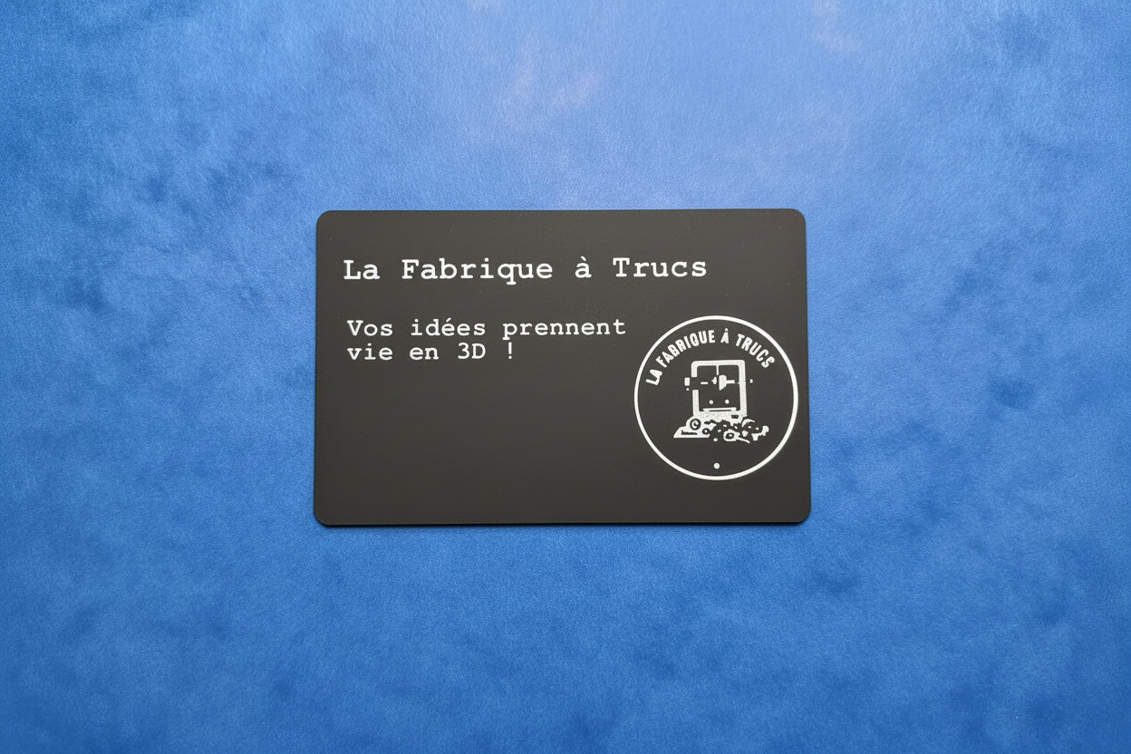 Carte Essentiel - Carte de Visite Connectée NFC - Impression 3D Sur-Mesure