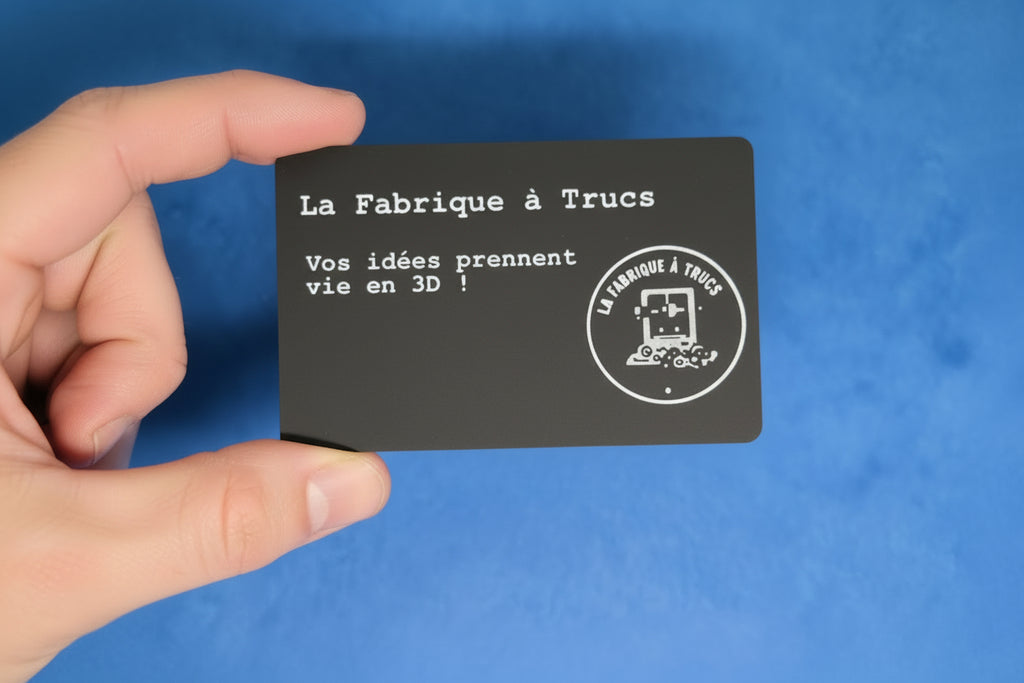 Carte Essentiel - Carte de Visite Connectée NFC - Impression 3D Sur-Mesure