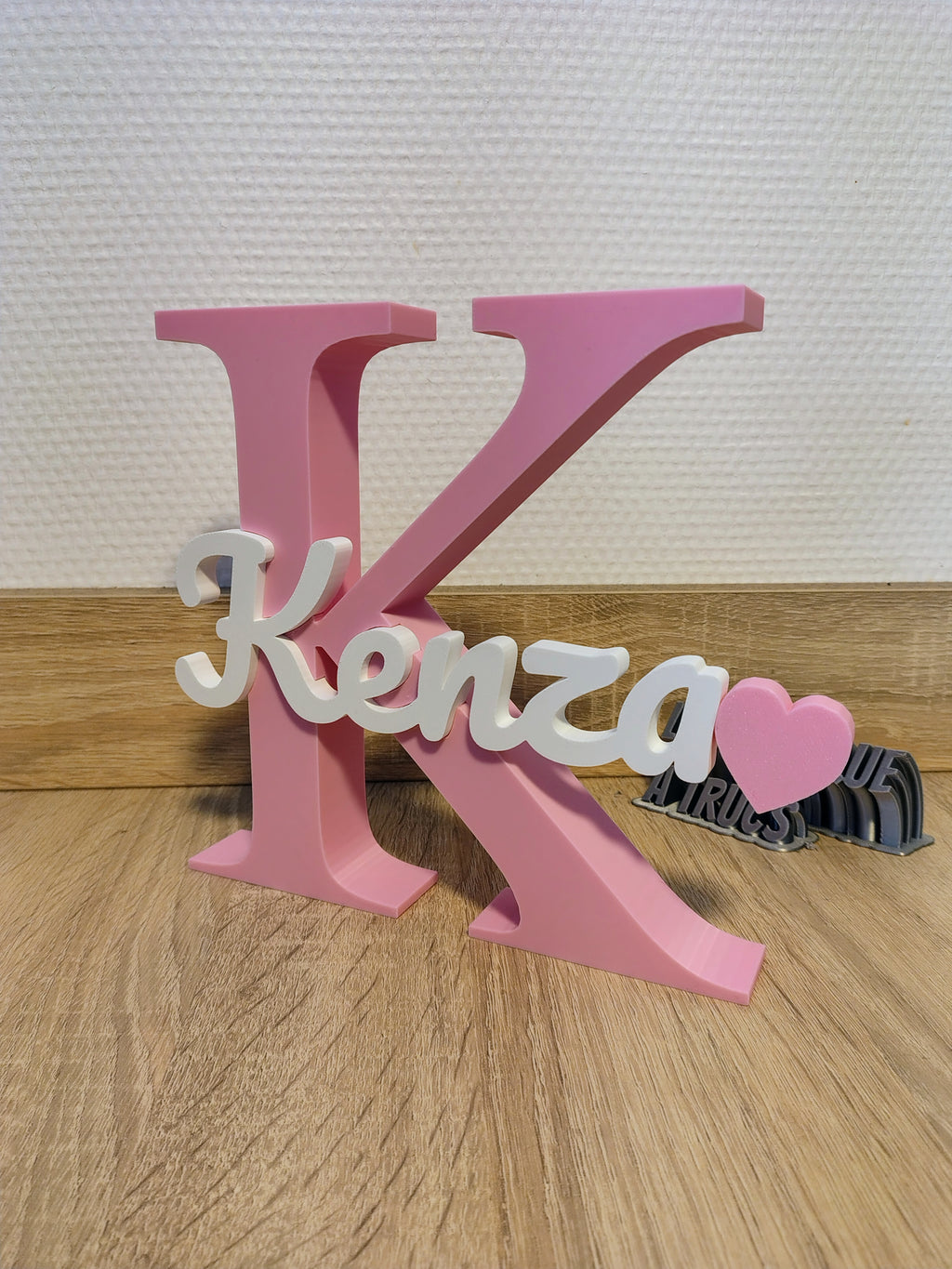 Prénom 3D Personnalisé sur Initiale - Décoration Chambre & Cadeau Naissance