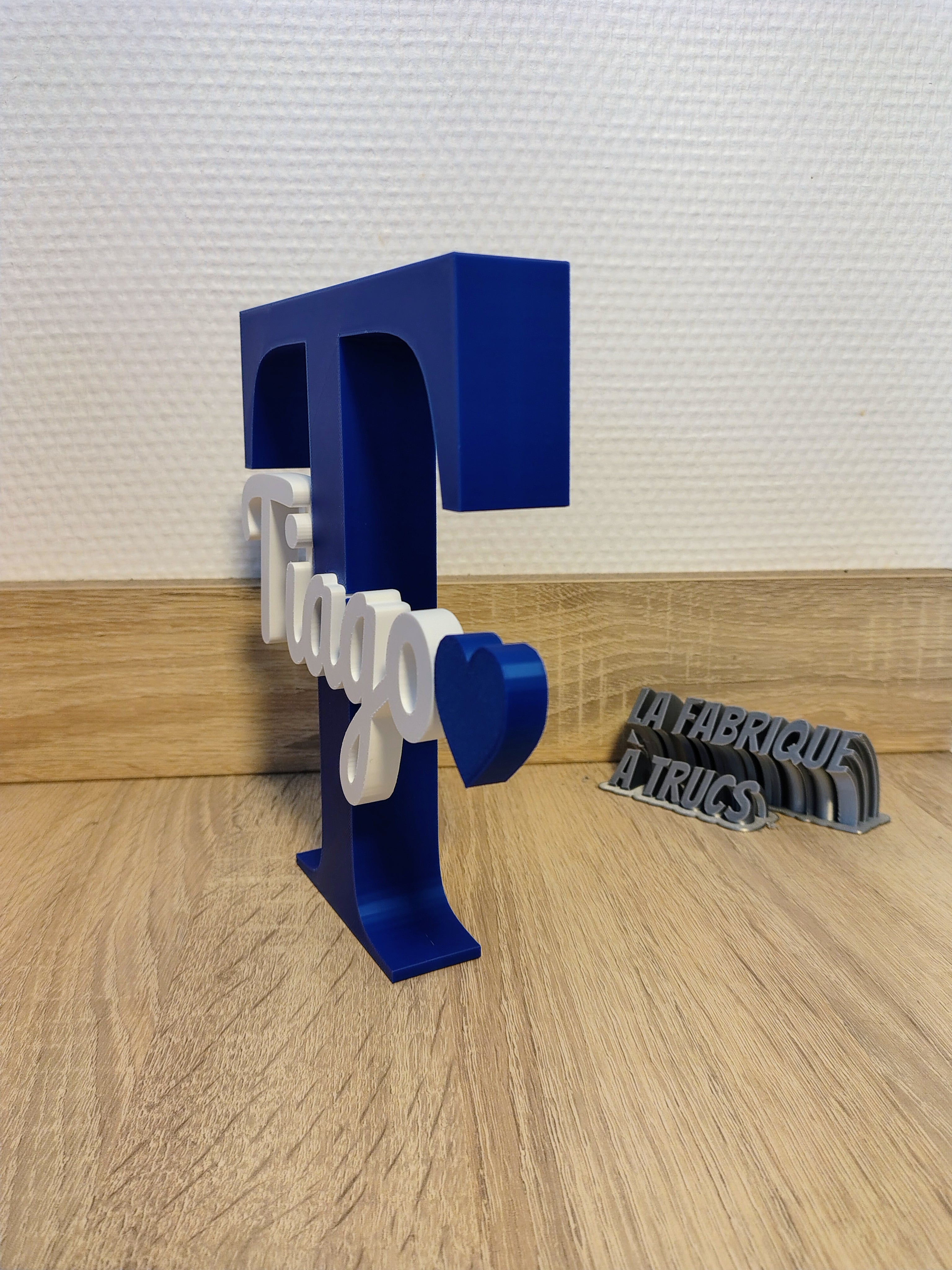 Prénom 3D Personnalisé sur Initiale - Décoration Chambre & Cadeau Naissance